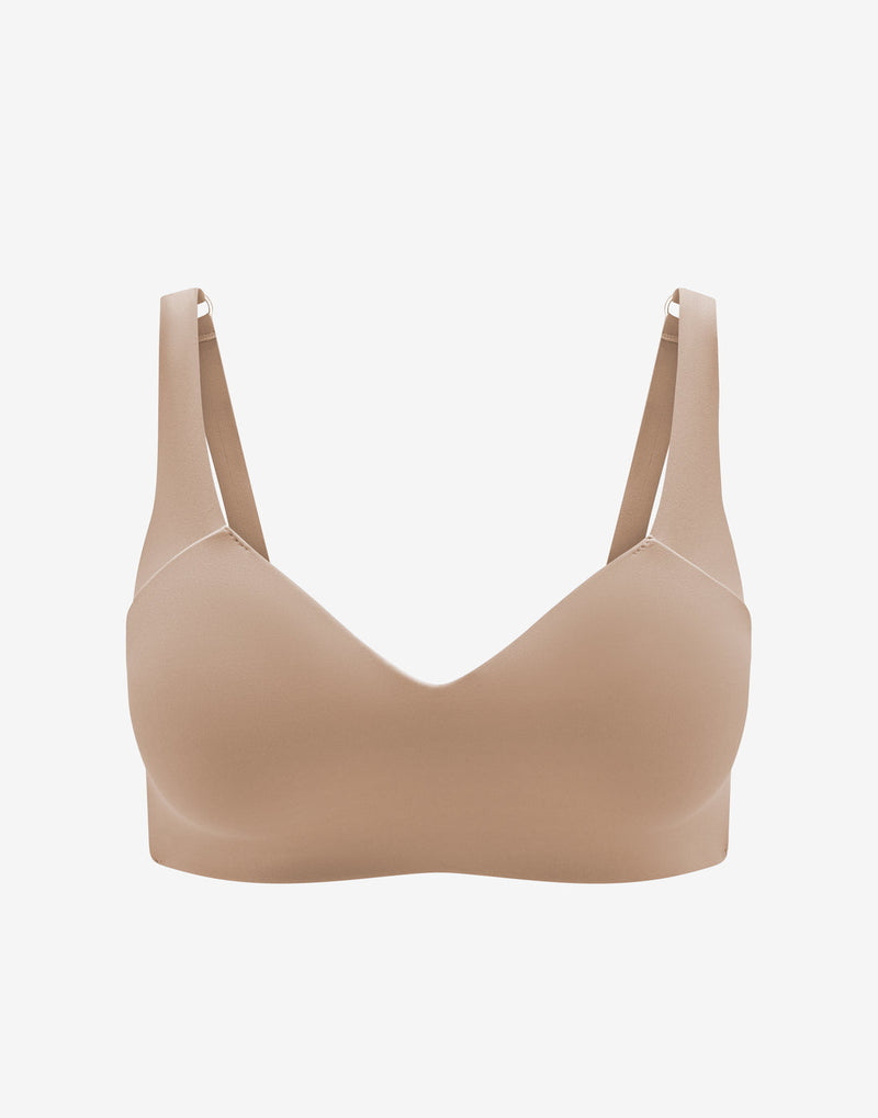 ComfortStretch Smoothing Wireless Bra Taupe Braelia - vue 1