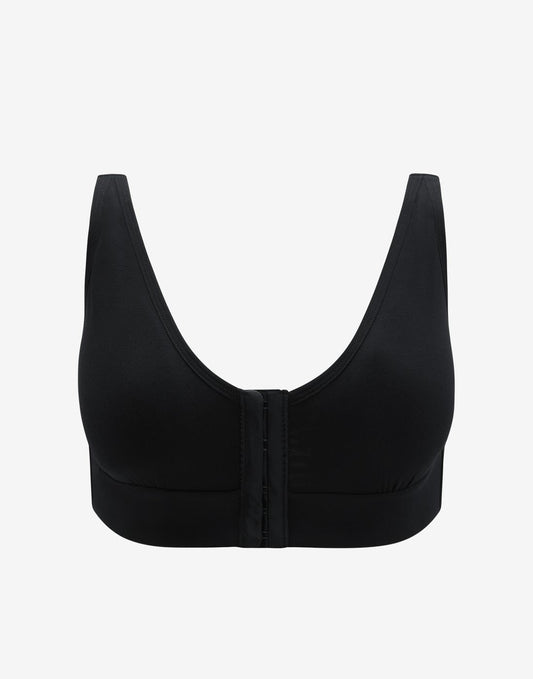 Rora Post-Surgery Front Closure Bra Noir Braelia - vue 1