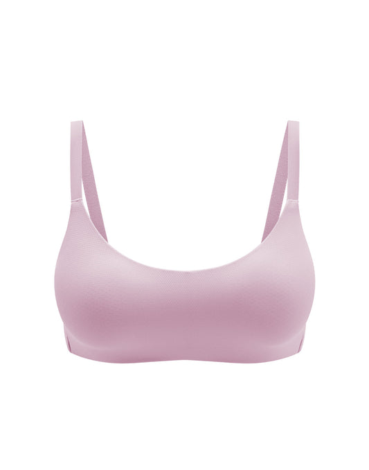 Thermoregulating TempSync™ Wireless Scoop Bra Macaron Braelia - vue 1