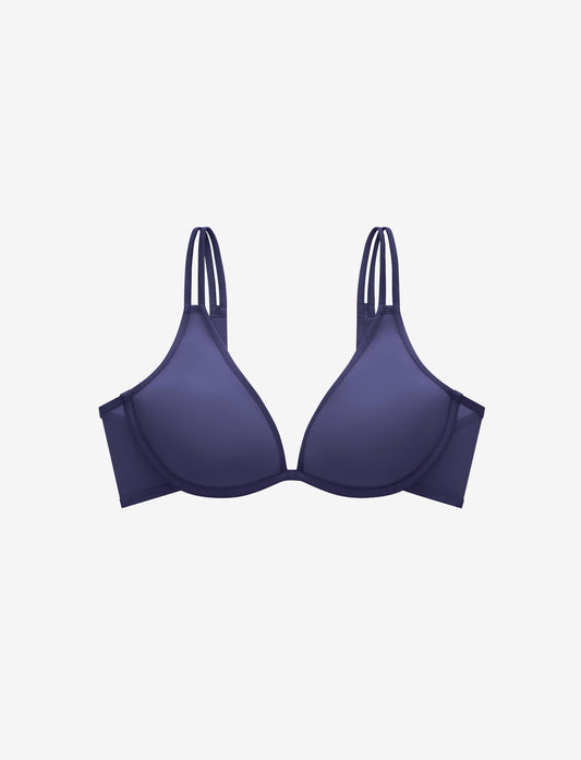 Bare Mesh Plunge Bra Indigo Braelia - vue 1