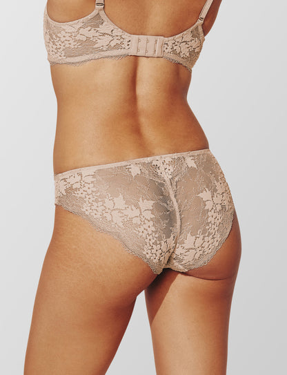 All Day Lace Bikini Taupe Braelia - vue 1