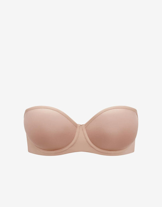 24/7® Classic Strapless Bra Taupe Braelia - vue 1