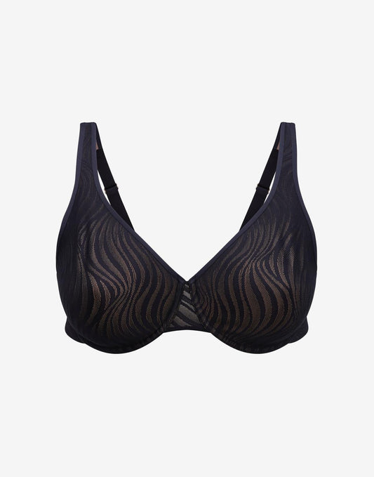24/7® Classic Unlined Lace Minimizer Noir Braelia - vue 1