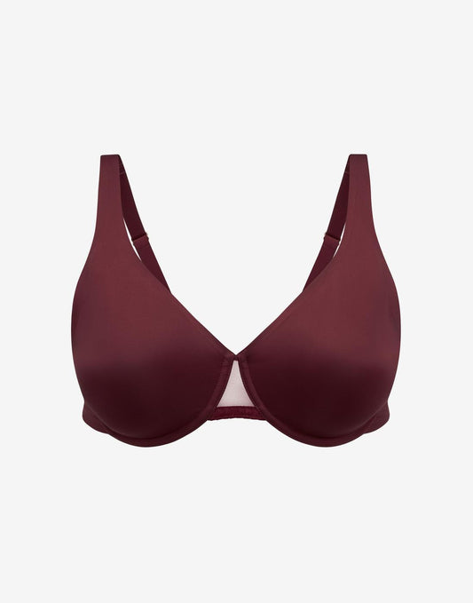 24/7® Classic Unlined Minimizer Bra Syrah Braelia - vue 1