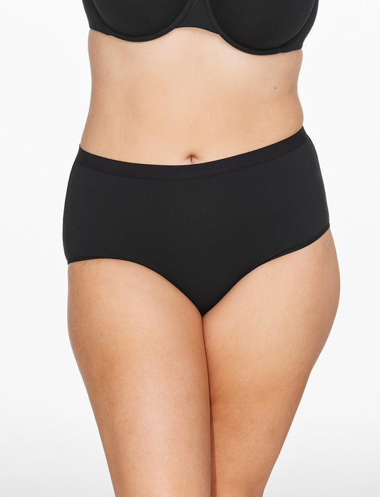 Organic Cloud Cotton Brief Noir Braelia - vue 1